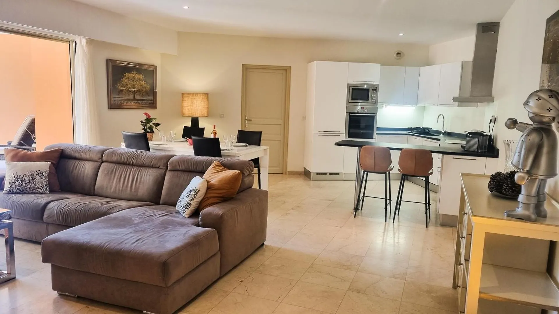 דירות Théoule-sur-Mer Elegant 3 Pieces Au Port De La Figueirette
